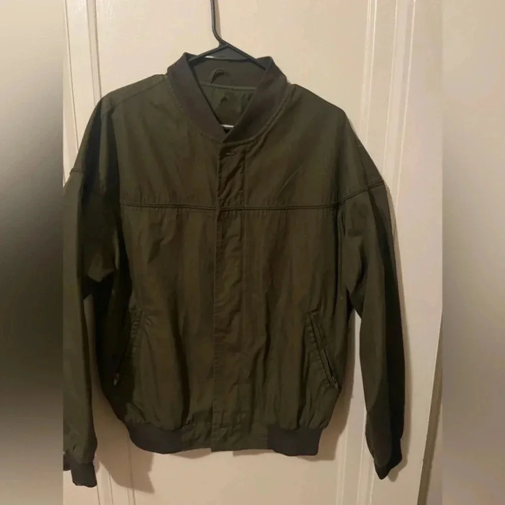 Original Windbreaker men's 80s/90s forest green jacket size medium